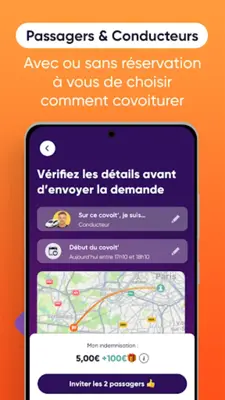 Klaxit - Covoiturage quotidien android App screenshot 1