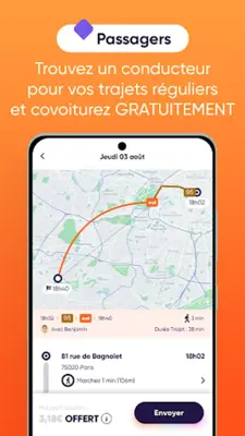 Klaxit - Covoiturage quotidien android App screenshot 3